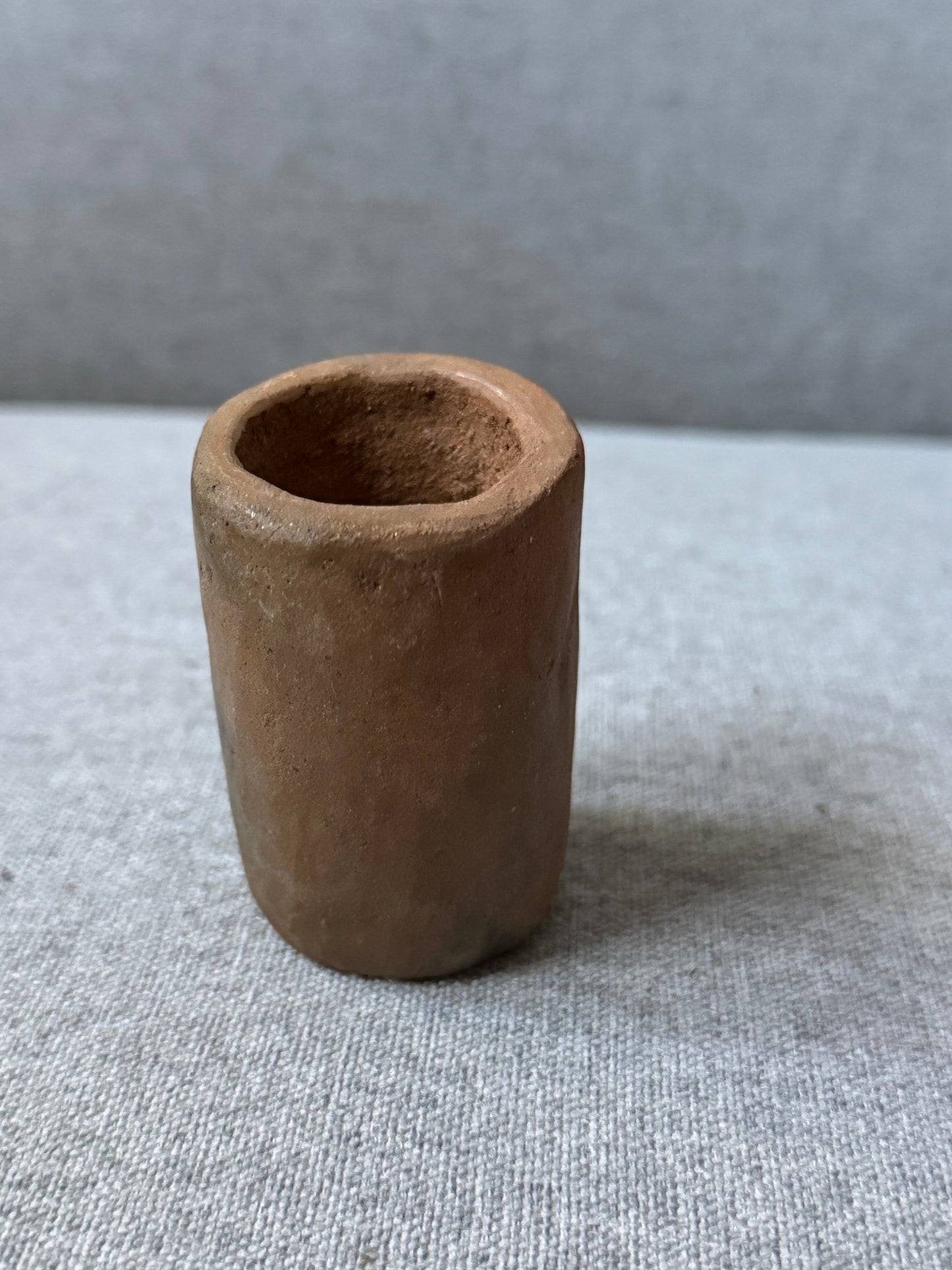 Small Clay olla cup from Baja California