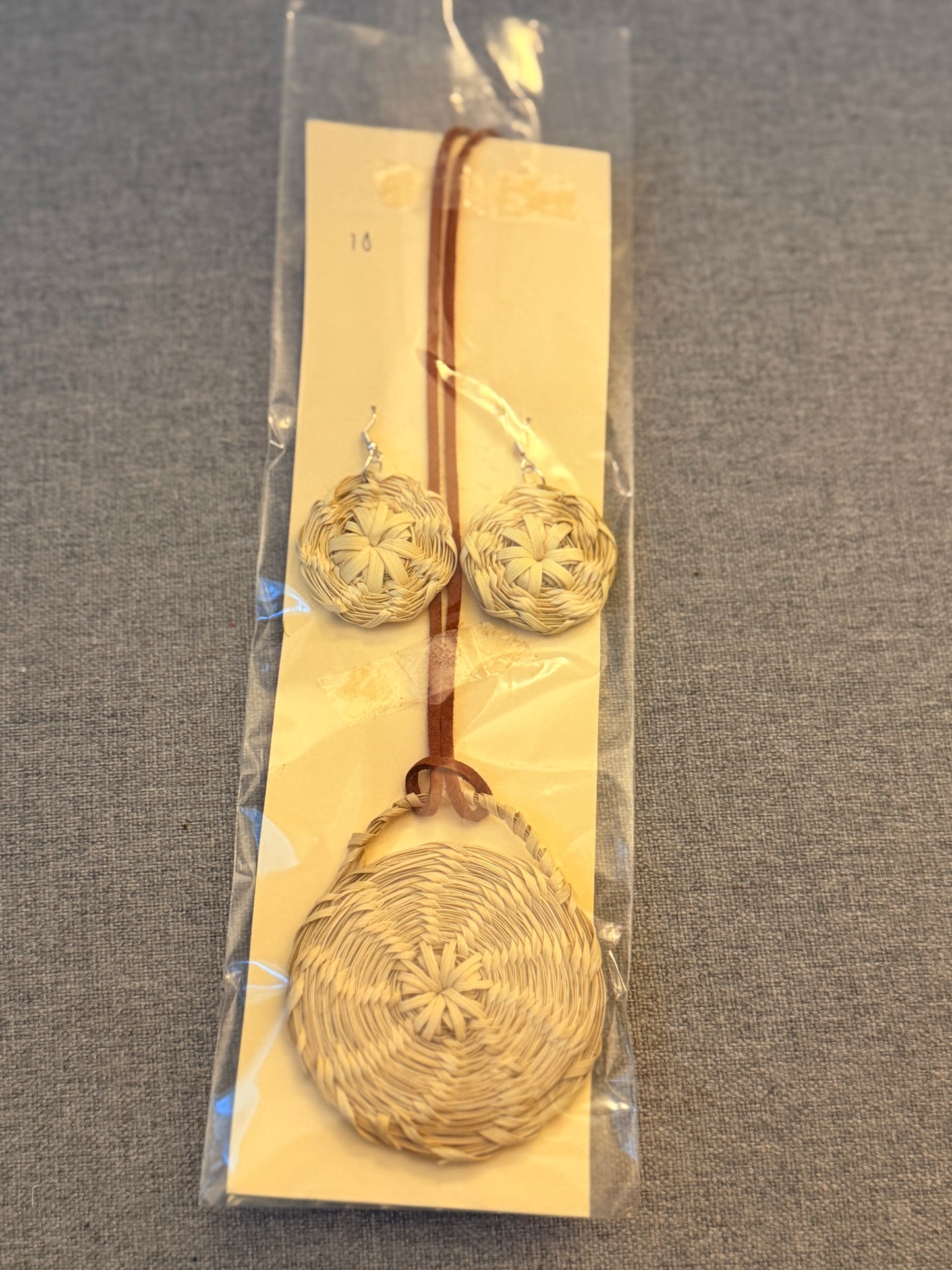 California fan palm - necklace and earrings set from Baja California 10