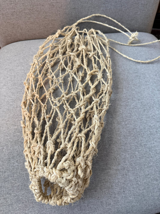 Mojave yucca fiber net, bag.