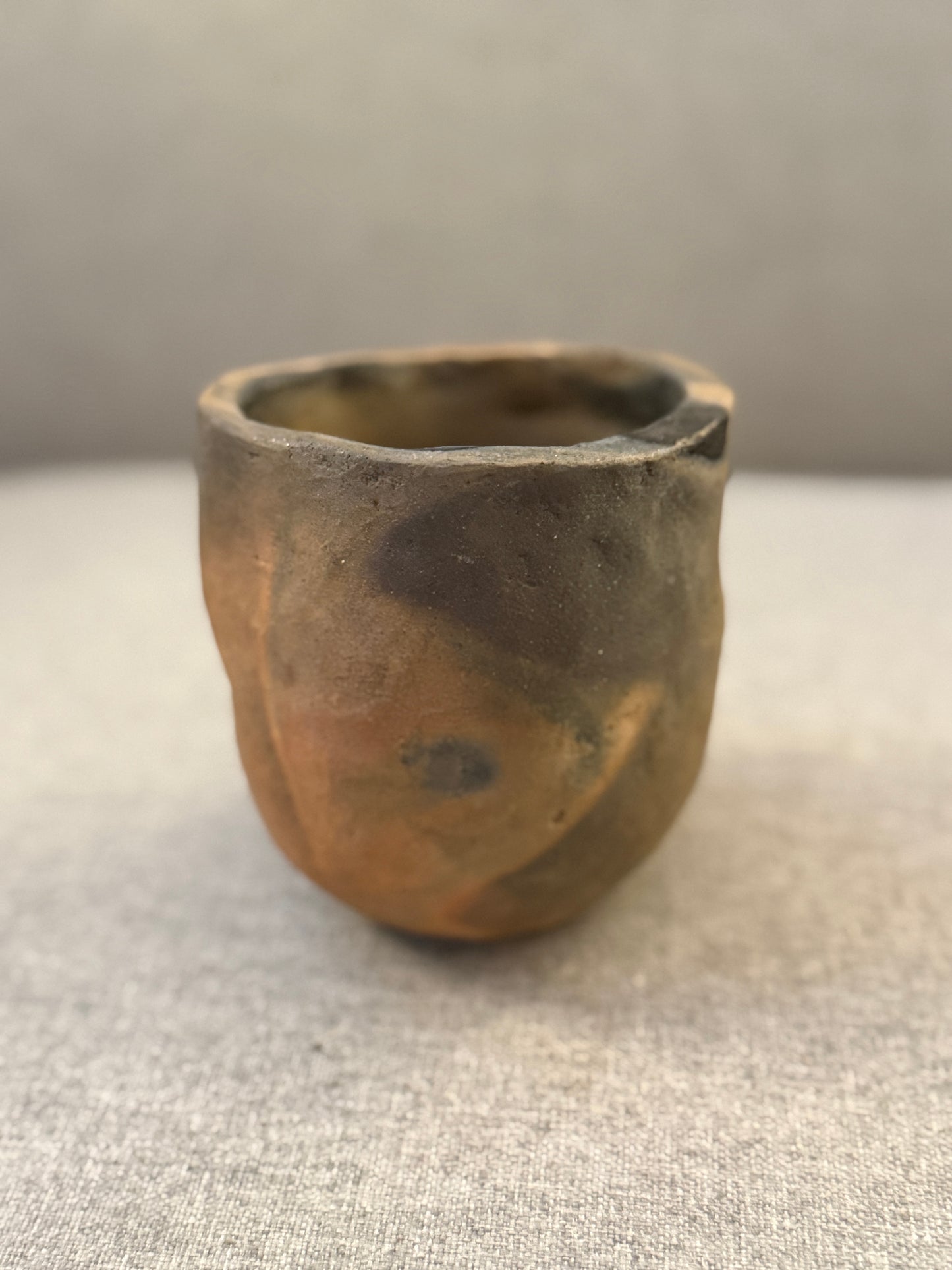 Clay cup, olla from Baja California