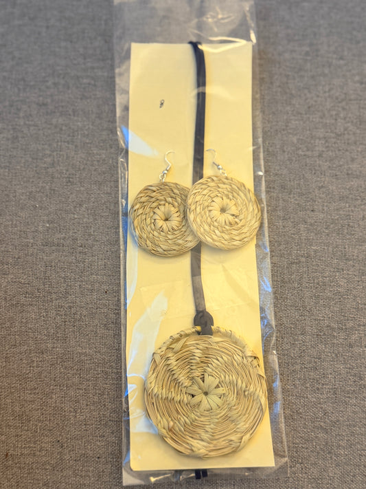 California fan palm - necklace and earrings set from Baja California 8
