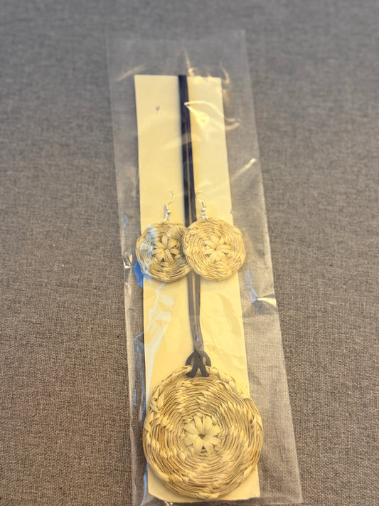 California fan palm - necklace and earrings set from Baja California 9