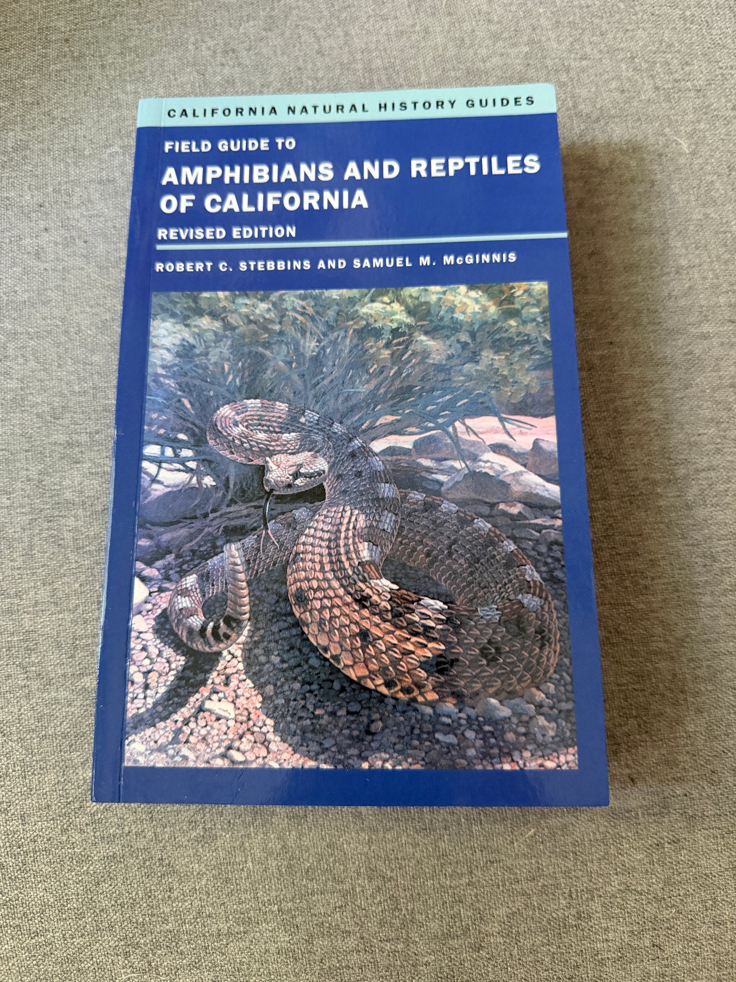 Amphibians and reptiles of California book, new