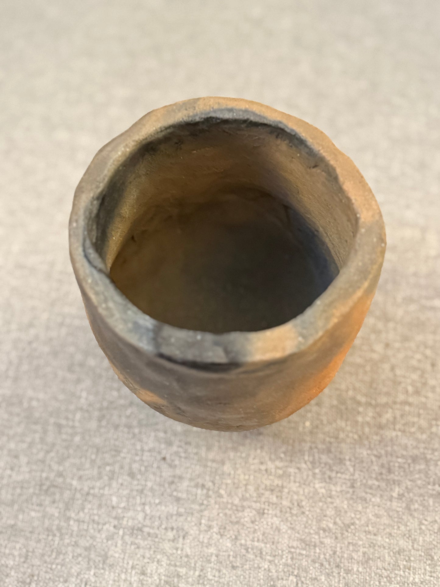 Clay cup, olla from Baja California