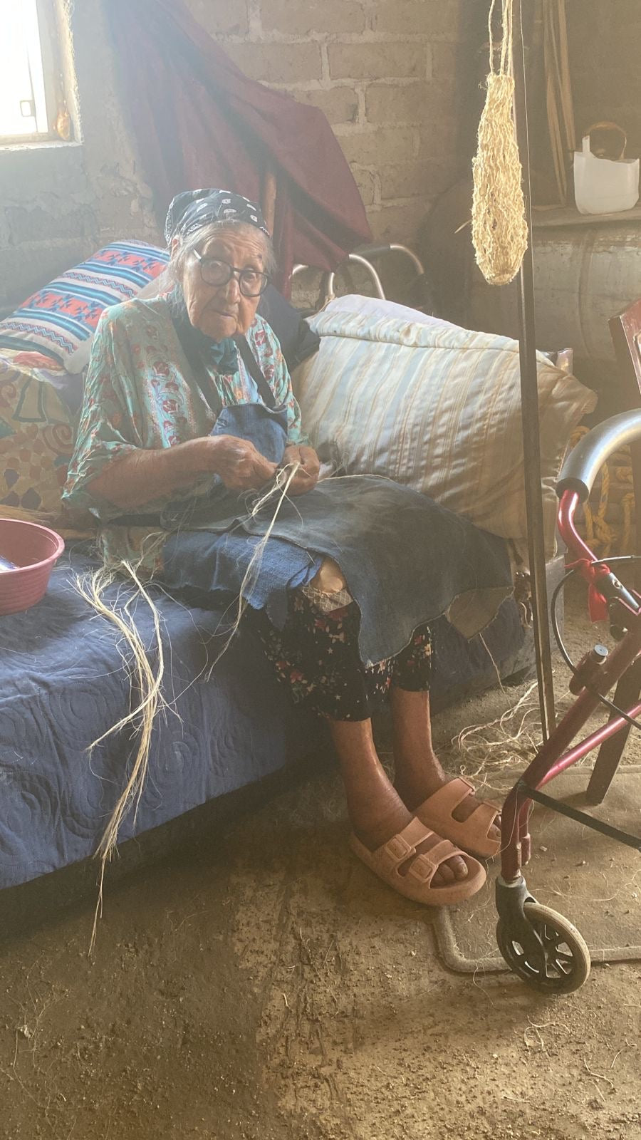 Desert agave sandals