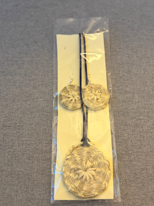 California fan palm - necklace and earrings set from Baja California 4