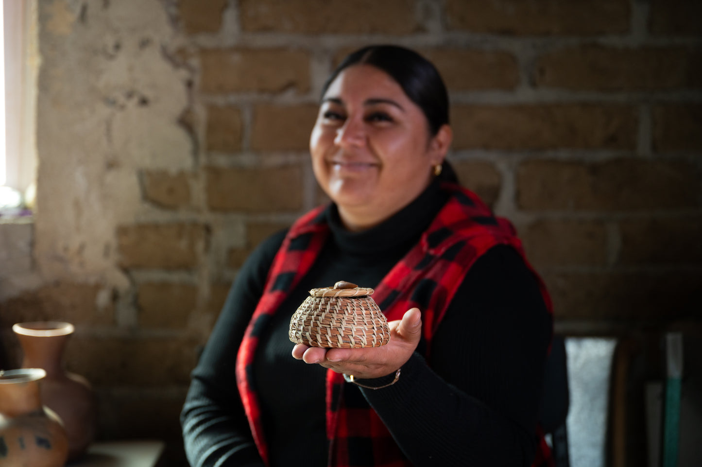 Coulter pine pendant necklace from Baja California