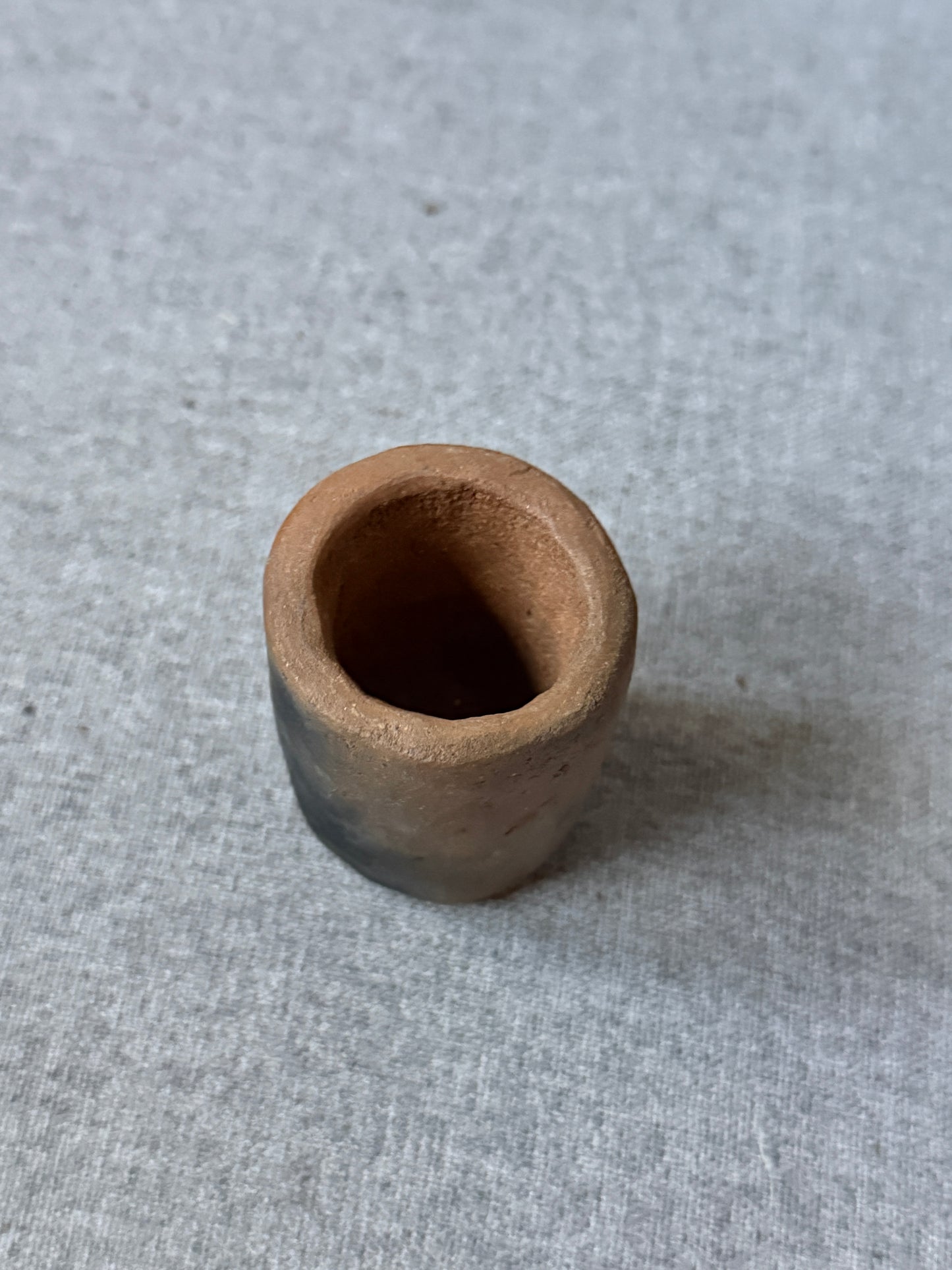 Small Clay olla cup from Baja California